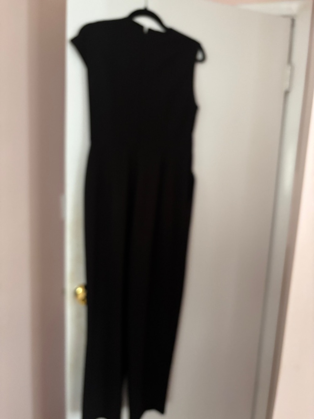 Calvin Klein Black Sleeveless Jumpsuit